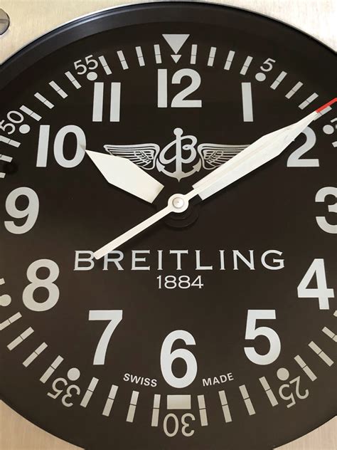 breitling wall clock|breitling wall watch.